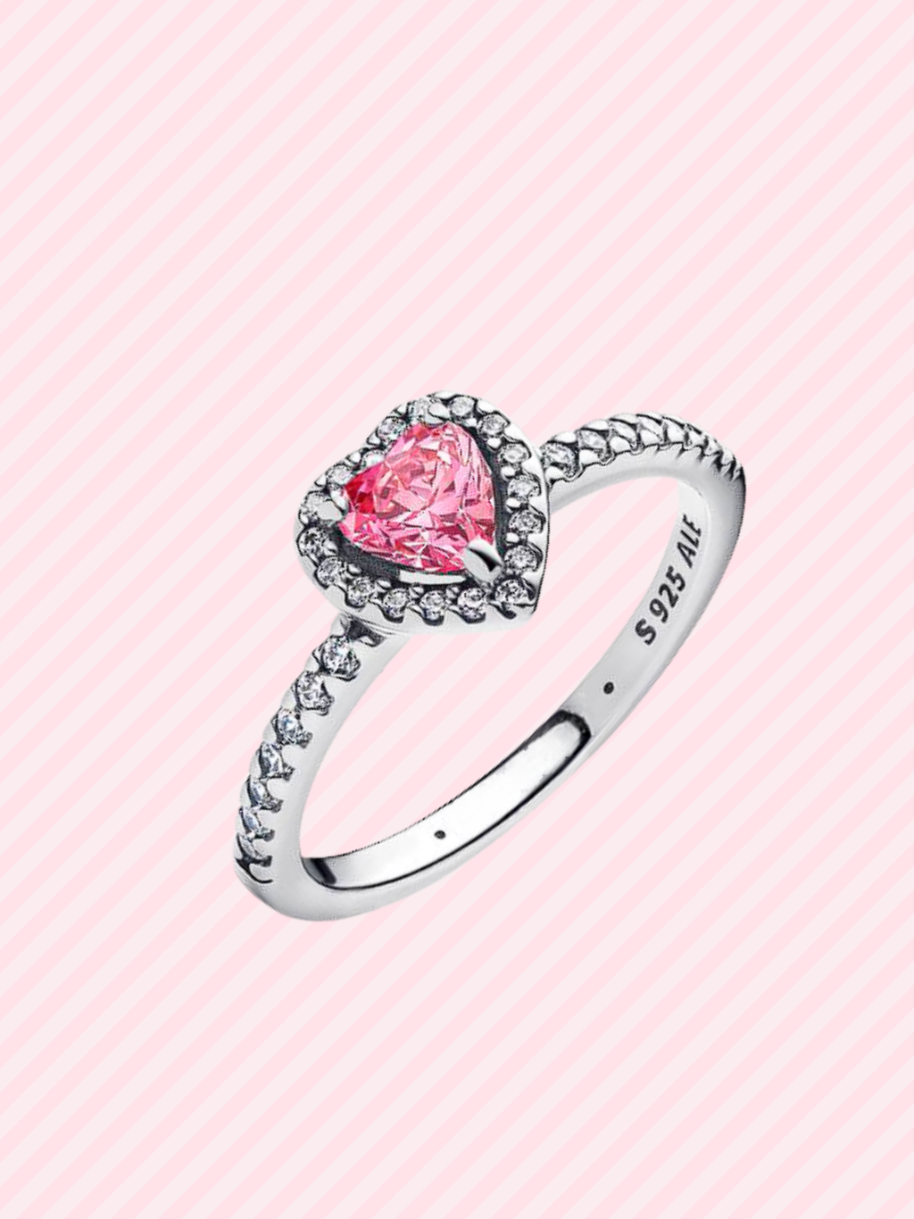 Anillo Corazón de Cristal
